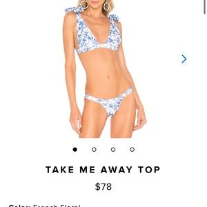Lovers + friends take me away bikini top and bottoms
